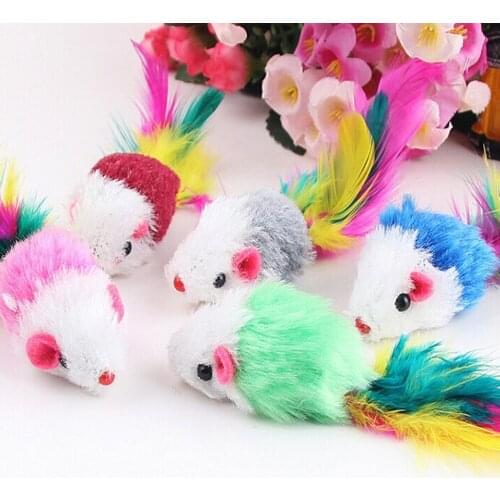 1pc Fake Mouse Creative False Mouse Pet Cat Toys Cheap Mini Funny Playing Toys For Cats Kitten