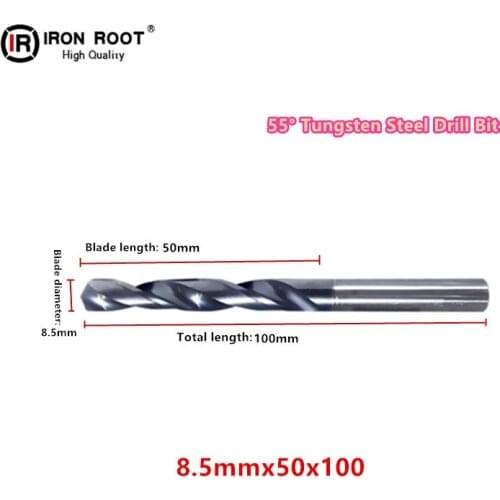 1P 55°8.5mm/9.0mm/9.5mm/10.0mm/10.5mm/11mm CNC Metal lathe Cutting Tool Twist Drill Solid Turning Carbide Drill Bit