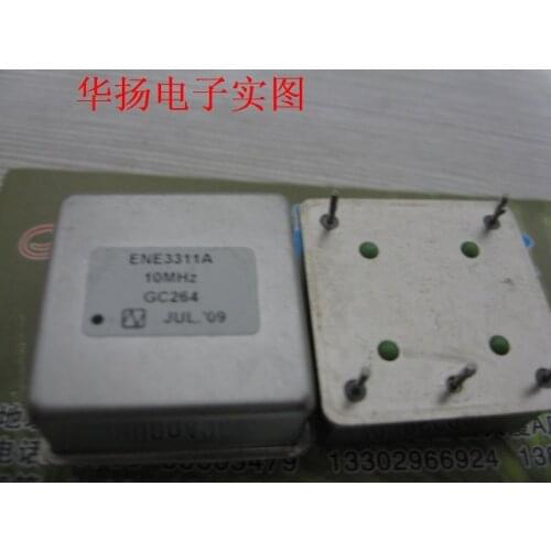 2 pcs a lot second-hand 3311A/B 10MHZ constant temperature crystal oscillator OCXO 5V square wave