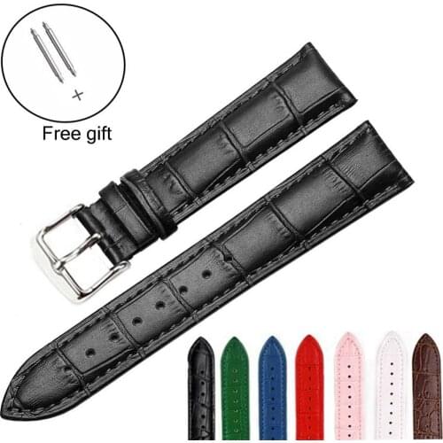 20mm Watch Strap Genuine Leather Watchband For Amazfit gts 2 For Samsung Galaxy Watch Active 2 For Galaxy Watch 3 Watch Bracelet