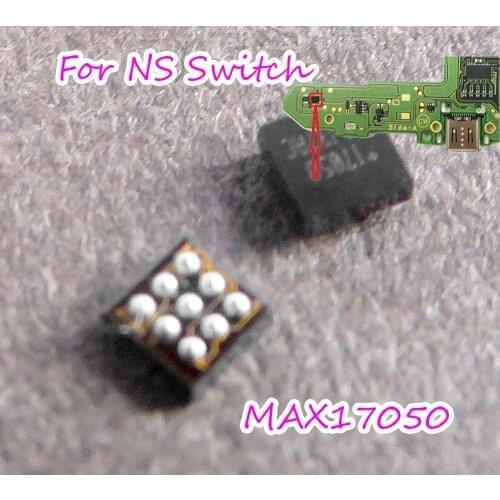 20pcs Replacement MAX17050 +17050 MAX17050X+T10 BGA9 Battery power detection IC For Nintendo switch