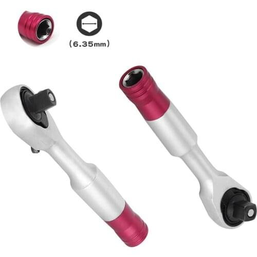 1/4 Inch Mini Socket Ratchet and Bit Driver Multi-Tool