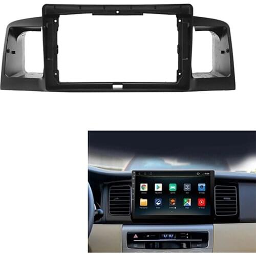 Car DVD Frame Audio Fitting Adaptor Dash Trim Kits Facia Panel 9 Inch For BYD F3 2009-2013 Double Din Radio Player