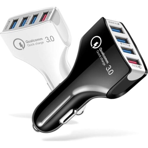 4 usb car charger QC3.0 + 3.1 A 4 usb car charger multi-function QC3.0 car quickly