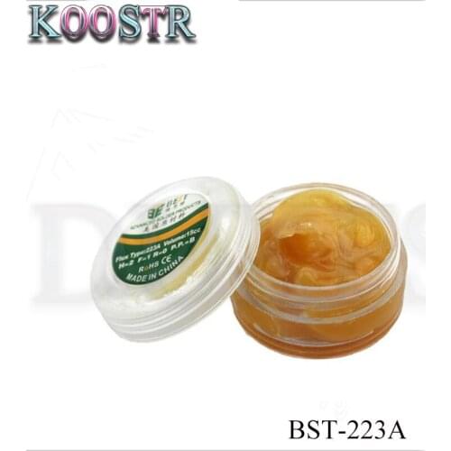 BST-223A Strong Adhesive Soldering Paste Solder Flux Paste Cream for PCB BGA PGA SMD Mobile Phones Soldering Tools