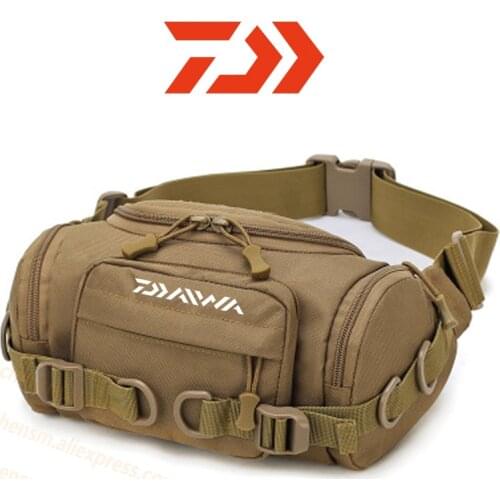 Dawa 2020 New Outdoor Climbing Waist Bag Multifunctional Running Riding Fishing Bag Daiwa Mens Camouflage Crossbody Bag
