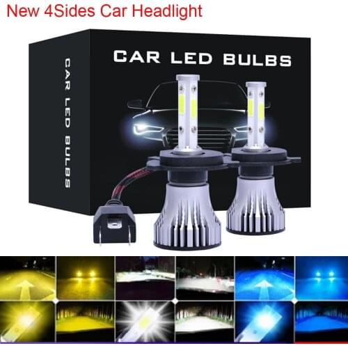 Elglux New Arrival 12000LM H4 LED Headlights for Cars H1 H4 H7 H8 H3 H11 HB3 HB4 9005 Turbo LED Bulbs for Auto Lights 12V