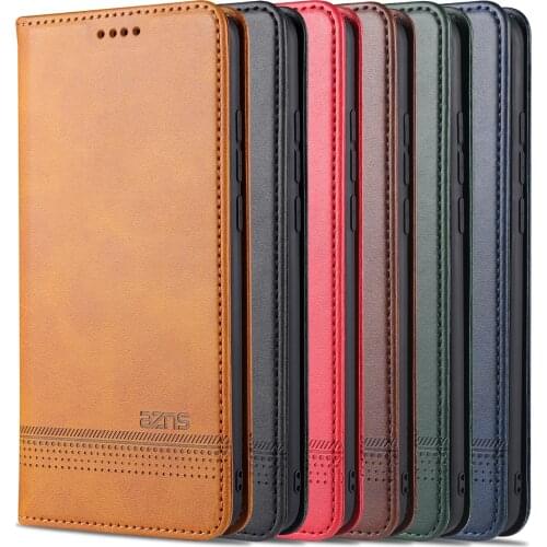 AZNS Leather Flip Case For Xiaomi 10 Pro lite 10S 11 pro 11lite 11 Ultra note10 lite Luxury Wallet Cards Stand Phone Bags