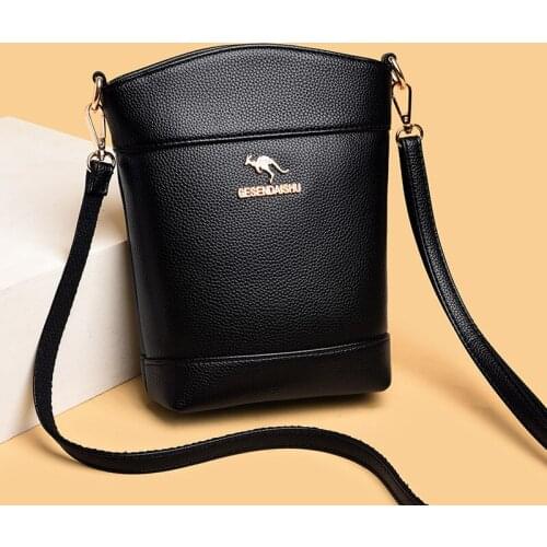 Mobile Phone Bag Female 2021 Counter Genuine Ladies Shoulder Bag Casual Daily Shopping Coin Purse Quality Leather Cross Body Bag