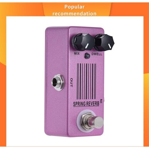MOSKY MP-51 Spring Reverb Mini Single Guitar Effect Pedal True Bypass Guitar Parts & Accessories