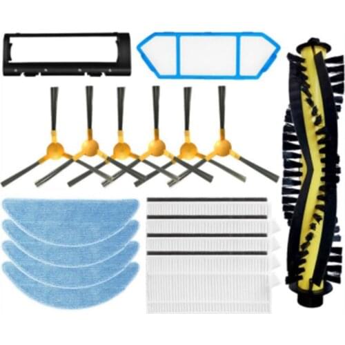 Main Side Brush Filter Mop Cloth Replacement Parts for Neatsvor X500 X600 Tesvor X500 Pro Vacuum Cleaner Spare Parts
