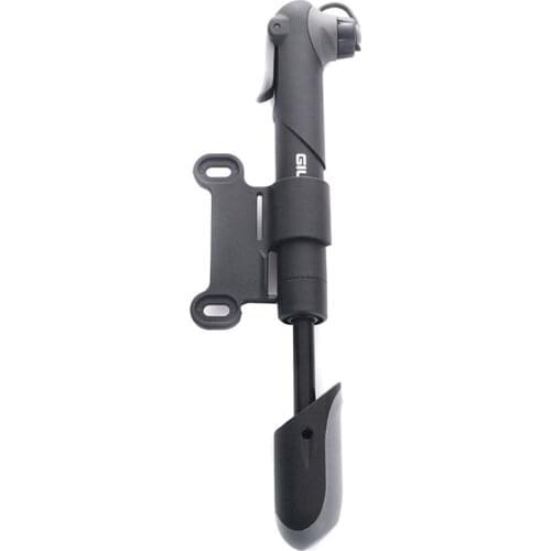 Portable AV/FV Valve Bike Mini Pump Adaptors MTB Road Bicycle Pump With Gauge Mini Cycling Pump Bicycle Air Inflator For GIYO