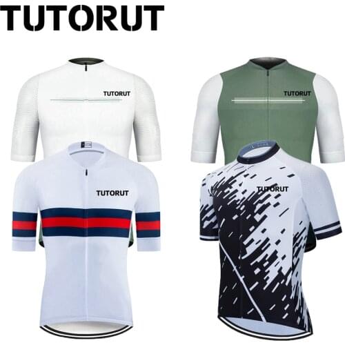 Professional Cycling Jersey For Man Short Sleeve Shirts Sportswear Quick Dry Bicycle Clothes Wicking With Three Pockets