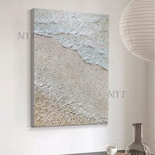 Hand-painted oil painting Wall art Abstract oil painting home decoration painting living room thick knife painting without frame