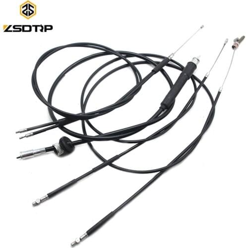 ZSDTRP Retro Ural KC750 Motor Handle Bar Comp with Speedometer Brake Throttle Clutch Cable for BMW R1 R71 M72 MW 750 M1