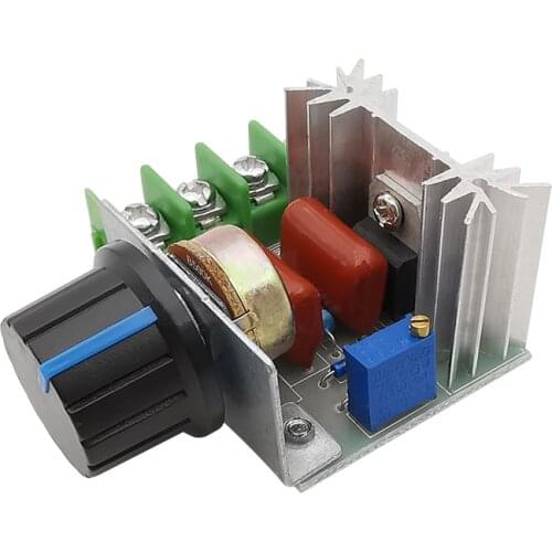 Speed Controller AC 50-220V 25A 2000W SCR High-power Electronic Voltage Regulator Module Motor Speed Controller