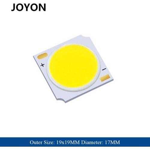 10Pcs/Lot COB LED Chip 10W 15W 20W 30W 3000K 4000K 6000K 80Ra 17mm 110LM/W COB LED Chip For LED Down Light Track Light