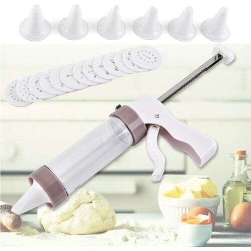 20pcs Cookie Press Making Gun Biscuits Cake Mold Set Cookie Press Make Machine