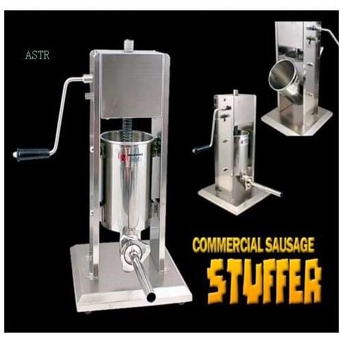 5L Manual vertical sausage filler hand sausage machine Ham filling machine Sausage making machine All stainless steel materials