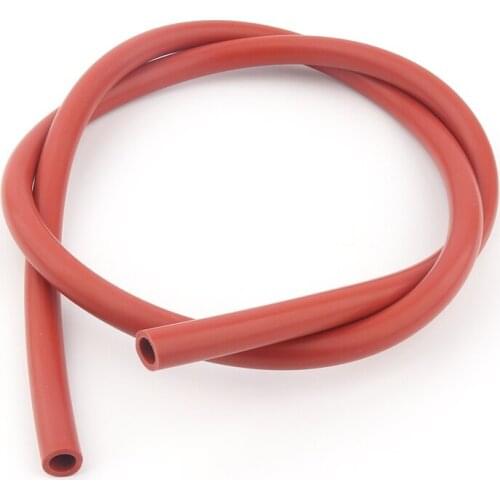 5m Inter Dia 8/11-10-12mm Silica Gel Hose Rusty Red Non-Toxic Aquarium Industrial Water Treatment Irrigation Mechanical Pipe