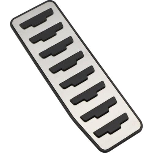 Carmilla 1Pcs Rest Pedal Cover for Land Rover Discovery Sport for Range Rover Evoque Pedal for Jaguar F-Pace XE XF Car Pedals