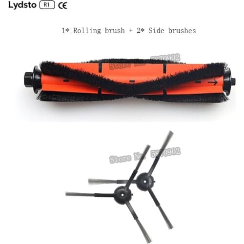 Replaceable Parts Accessories Dust Bags Rolling Side Brushes HEPA Filters Disposable Mops Cloths For Lydsto R1 Vacuum Cleaner