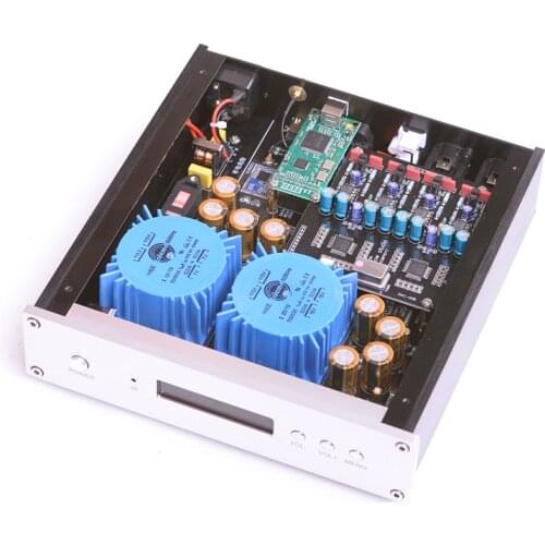 Finished Dual ES9038PRO Balanced DAC OPA627AP HIFI USB IIS decoder DSD with Bluetooth 5.0