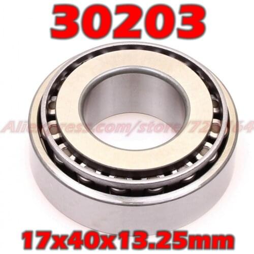 17x40x13.25 mm Tapered Roller Bearings 30203 7203E HR30203J 30203JR 30203A E30203J 30203VC12 30203U 30203E 17*40*13.25