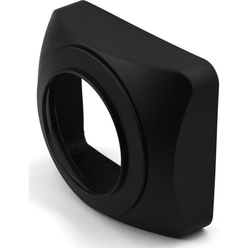 77mm Square Lens Hood Sun Shade for DV Camcorder Video Camera DSLR Wide Angle Accessories Black
