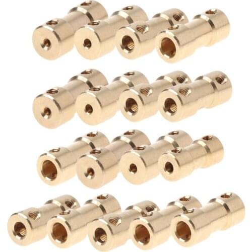 2-5mm Motor Copper Shaft Coupling Coupler Connector Sleeve Adapter US