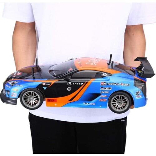 1/10 1400mAh 2.4G Racing Car 1:10 RC Model Car 25KM/h Flat Sports Drift Vehicle Toys 2 Batteries EU Plug For Children