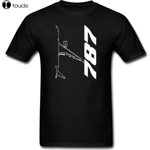 New Boeing 787 Dreamliner Air Plane Cool Funny Gift T Shirt Printed Tee Tee Shirt S-5Xl