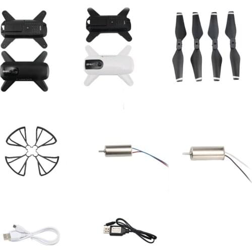 HR SHRC H1 H1W H1G RC drone spare parts propellers blade guard Protection frame motor charger body shell
