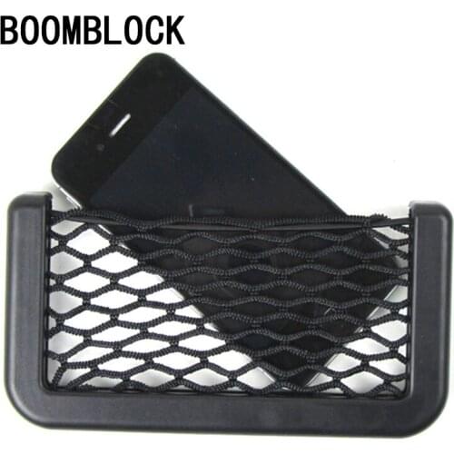 1x Car Net Storage Bag Box Organizers Stickers For Mercedes W203 W204 BMW E39 E36 E90 F30 F10 Volvo XC60 XC90 Alfa Romeo Audi A6