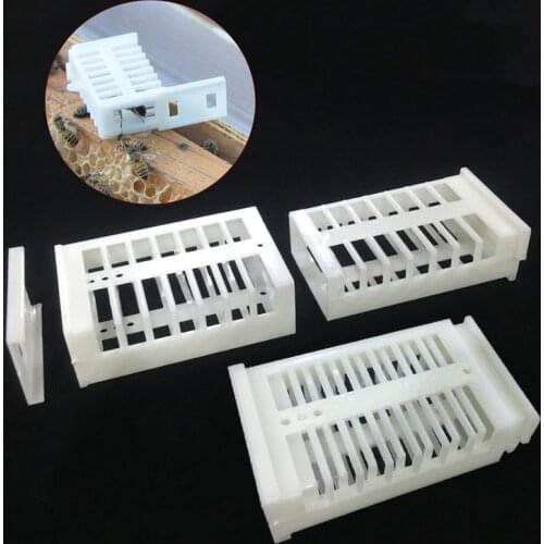5PCS Beekeeping Queen Bee Rearing Cage Multifunction Bees Tools Anti Escape Plastic Cell Beekeeper supplies Apiculture Equipment