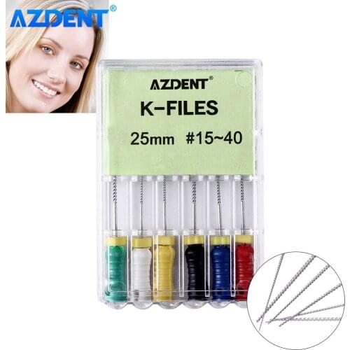 Dental Hand Use Files Endodontic Root Canal Niti REAMER/K-File/H-File #15-40 Dental Lab Instruments