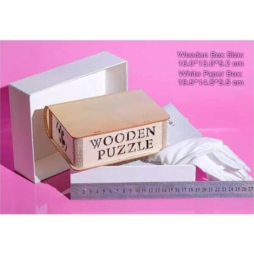 New Product Puzzle Exclusive Boutique Childrens Educational Toys Transparent 3D Puzzle Adult Holiday Gift Gift Box Packaging