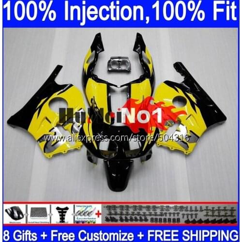 Injection For HONDA CBR 250RR CBR250RR 90 91 92 93 94 135MC.3 MC22 CBR250 RR 1995 1996 1997 1998 1999 OEM Fairing light yellow