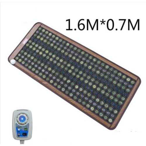 Jade beauty bed heating mattress physiotherapy health sweat steaming matte stone tourmaline single health electric heating mat m