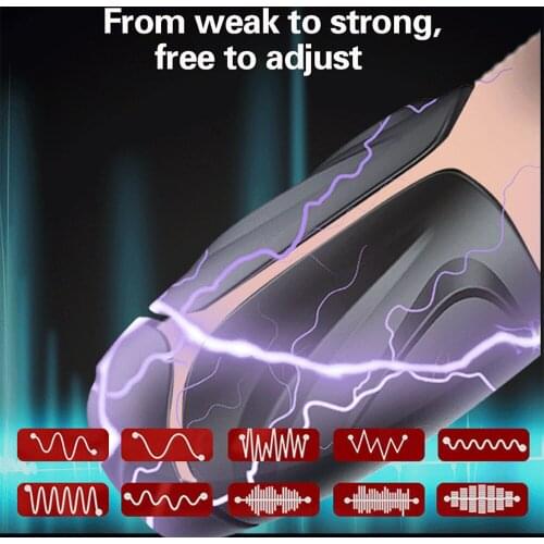 Powerful Automatic Glans Vibrator Male Masturbator Penis Trainer Delay Endurance Massager Machine Stimulation Sex Toy For Men