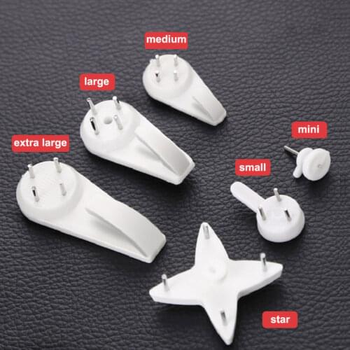 Set Picture Hangers Hooks On The Wall Hang Pictures Without Holes Mounting Paintings Non-marking Nail Free Hammer Ruler Fixed