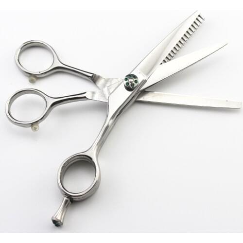 Strange cut 2 combination cut flat cut + teeth hair Cutting Thinning Scissors Barber Tool Hair Scissor Hairdressing Shears