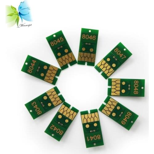 T8041-T8049 700ml Cartridge Chip For Epson P6000 P7000 P8000 P9000 One Time Use Chip