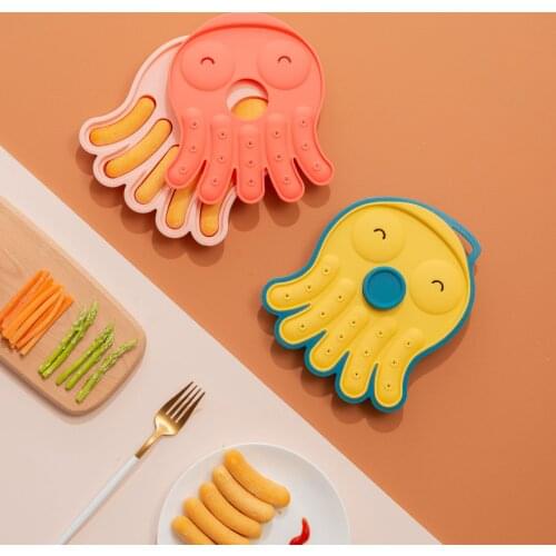 Octopus silicone sausage mold baby food supplement homemade diy hot dog ham sausage baking mold kitchen gadgets