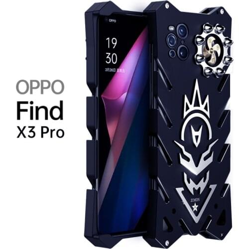 Cooling For OPPO Find X3 Pro X 3 Case Powerful Shockproof Screw Metal Bumper For Find X3 Neo X3Lite X 3 Lite Aluminum Cover