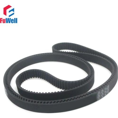 HTD3M Timing Belt 648/654/657/663/669/672/675/684/687/690/696-3M 15mm Width Toothed Pulley Belt Rubber Transmission Gear Belt