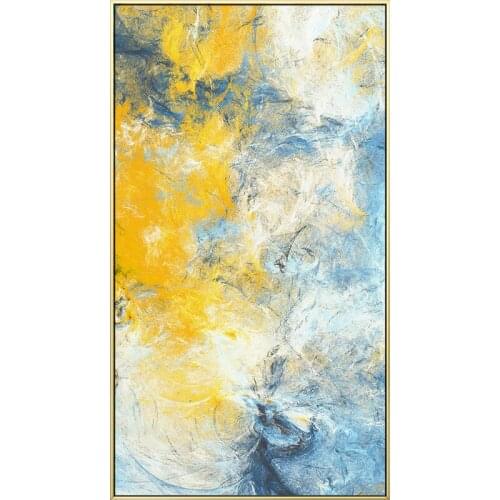 Hand Painted Aisle Decorative Painting Abstract Nordic Modern Simple Wall Mural living room decoration wall art decor