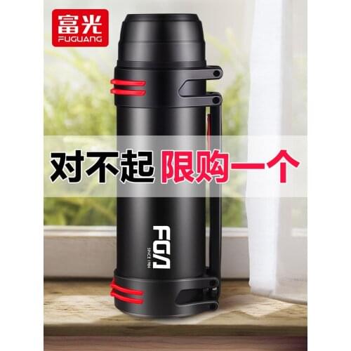 Large Capacity Household Stainless Steel Insulated Water Bottle Outdoor Portable Thermal Insulation Kettle Mens Kettle