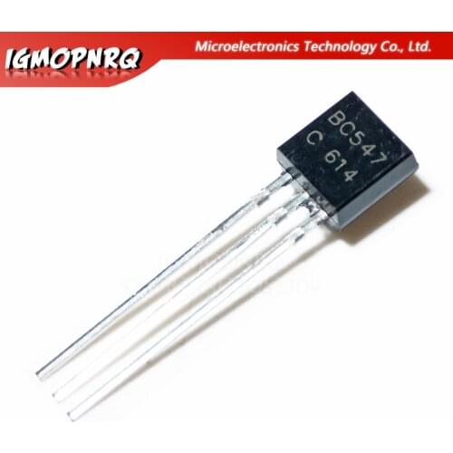100pcs BC547C BC547 547C TO-92 triode transistor new original