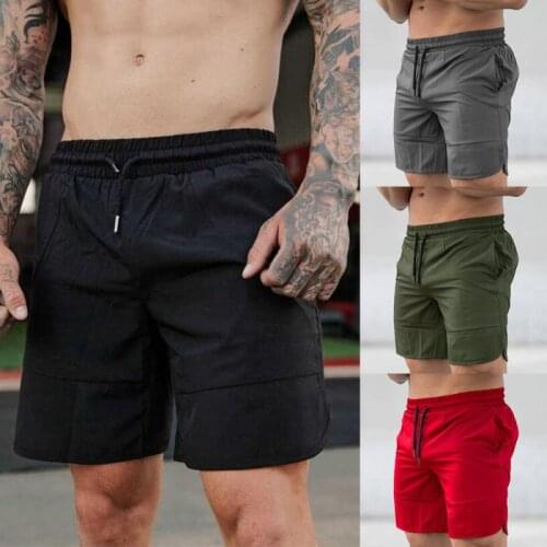 2019 Summer Running Shorts Men Sports Jogging Fitness Shorts Quick Dry Mens Gym Men Shorts Sport gyms Short Pants men #ED